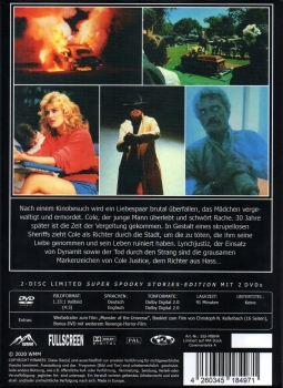 Cole Justice - Richter aus Hass - Sein Gesetz ist der Tod - 2-Disc Limited Uncut Mediabook von WMM - Limitiert auf 444 Stück & nummeriert - DVD - Cover A - Neu & OVP